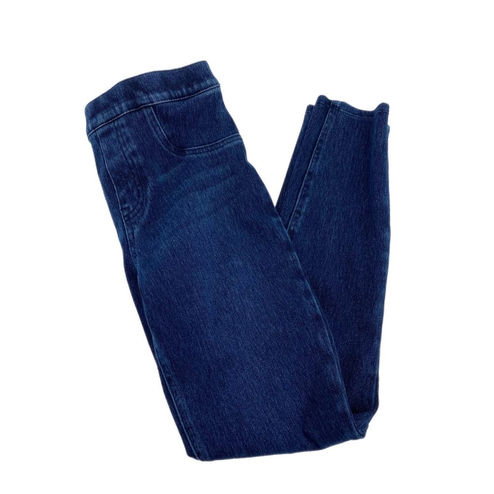 Blue High-Rise Skinny Pants | Sapa Blakely